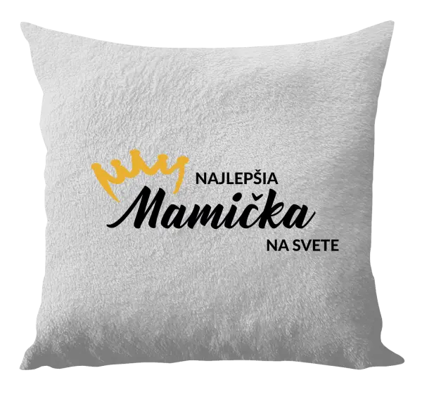 Vankúš Najlepšia mamička na svete - korunka
