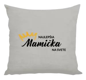 Vankúš Najlepšia mamička na svete - korunka