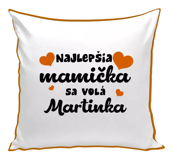 Vankúš Najlepšia mamička sa volá - Meno