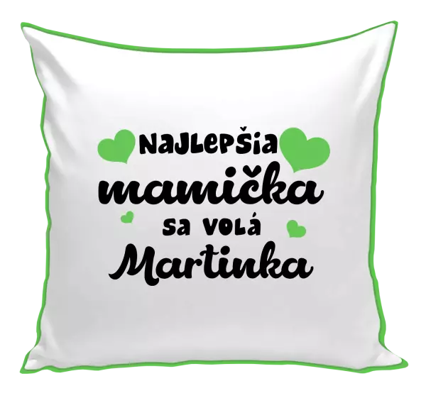 Vankúš Najlepšia mamička sa volá - Meno
