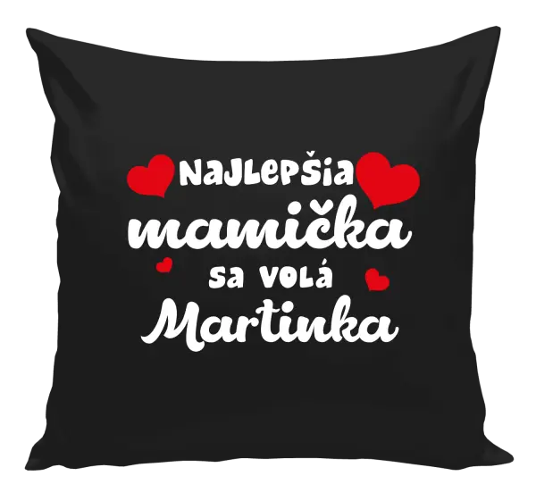 Vankúš Najlepšia mamička sa volá - Meno