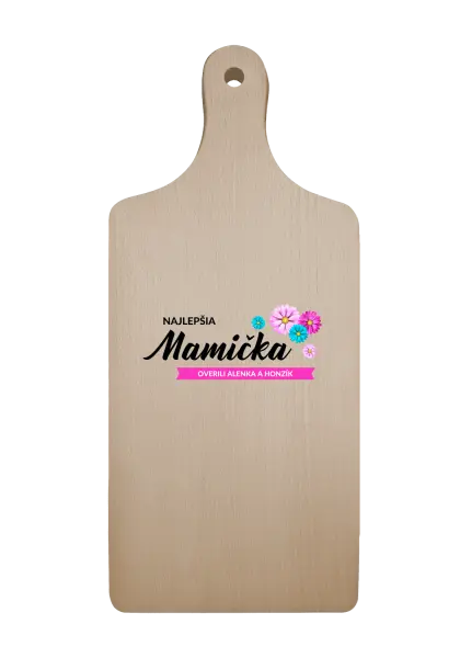 Doštička Najlepšia mamička s menami detí