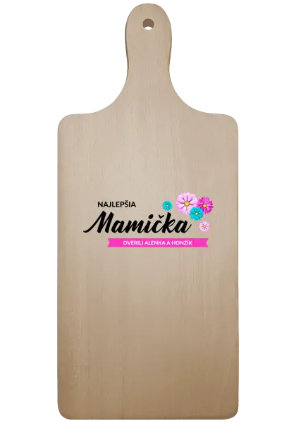 Doštička Najlepšia mamička s menami detí