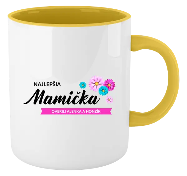 Hrnček  Najlepšia mamička s menami detí