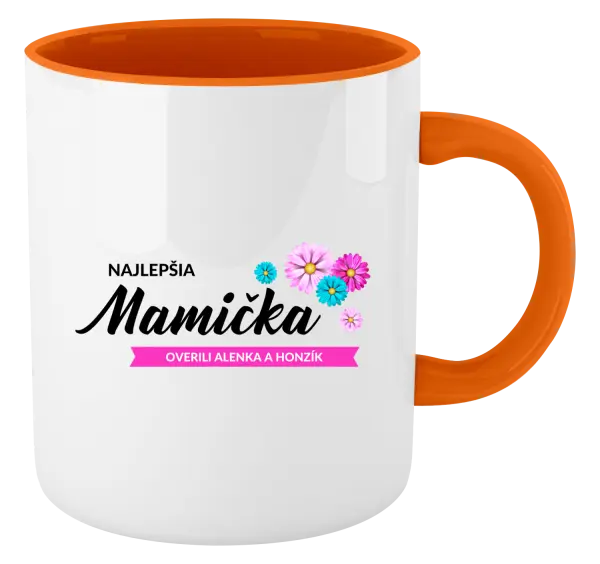 Hrnček  Najlepšia mamička s menami detí