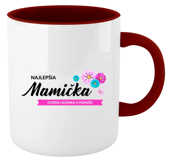 Hrnček  Najlepšia mamička s menami detí