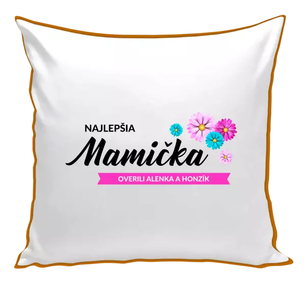 Vankúš Najlepšia mamička s menami detí