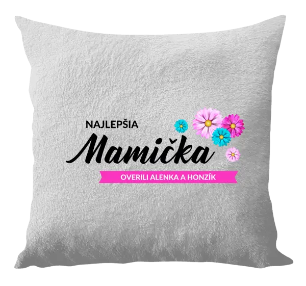 Vankúš Najlepšia mamička s menami detí