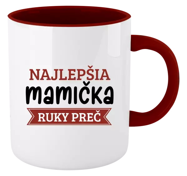 Hrnček  Najlepšia mamička, ruky preč