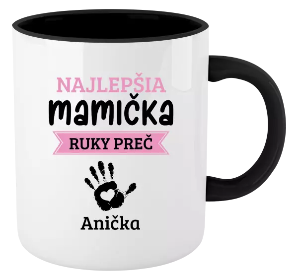 Hrnček  Najlepšia mamička, ruky preč - 1 dítě 