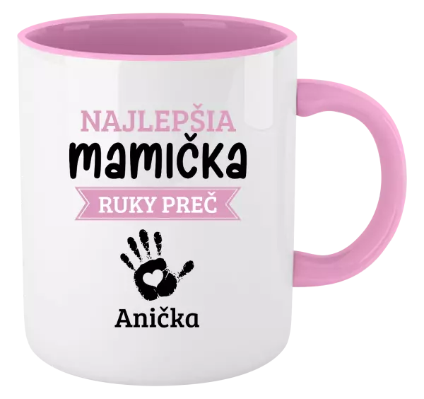 Hrnček  Najlepšia mamička, ruky preč - 1 dítě 