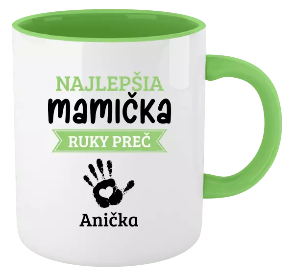 Hrnček  Najlepšia mamička, ruky preč - 1 dítě 