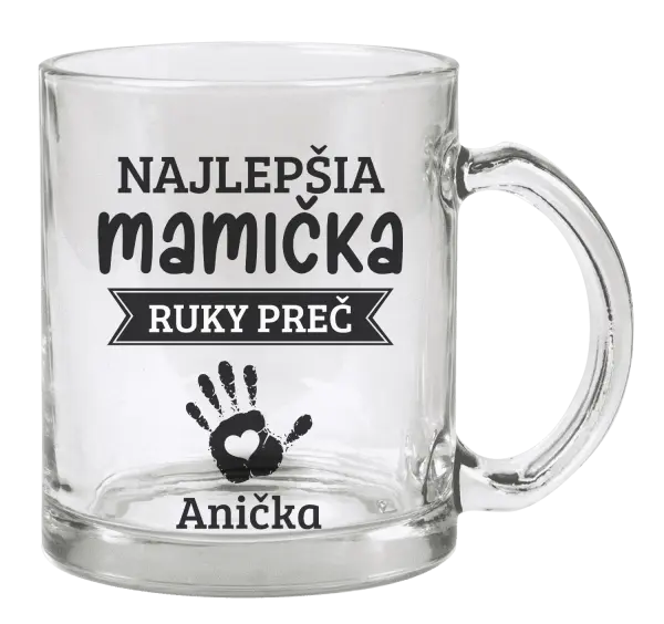 Hrnček Najlepšia mamička, ruky preč - 1 dítě 