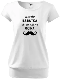 Tehotenské tričko Najlepšie bábätka sú od nášho ocina