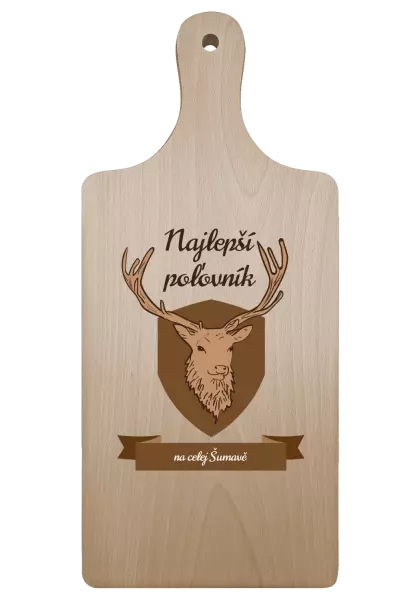 Doštička Najlepší poľovník na celej... 