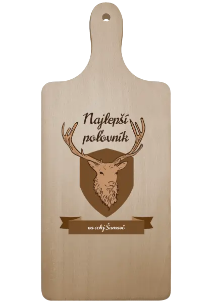 Doštička Najlepší poľovník na celej...