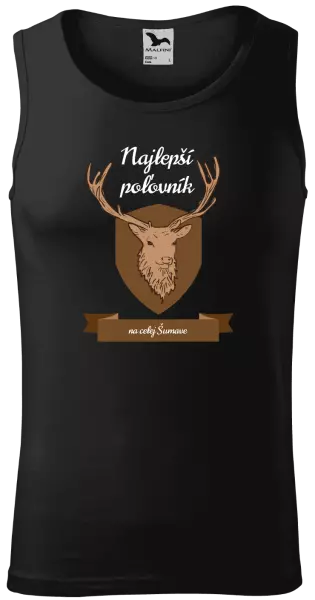 Pánske tielko Najlepší poľovník na celej... 