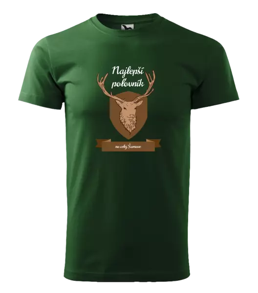 Pánske tričko Najlepší poľovník na celej... 