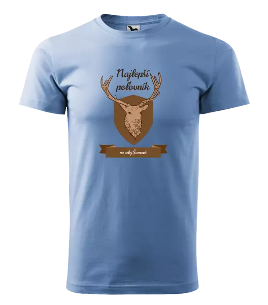 Pánske tričko Najlepší poľovník na celej... 