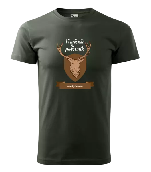 Pánske tričko Najlepší poľovník na celej... 
