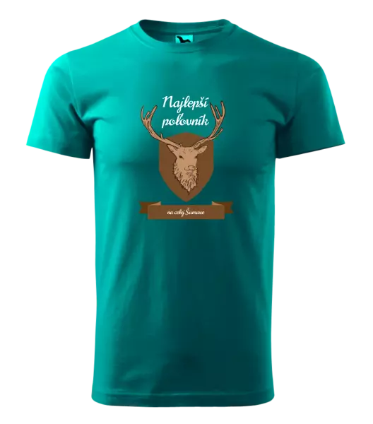 Pánske tričko Najlepší poľovník na celej... 