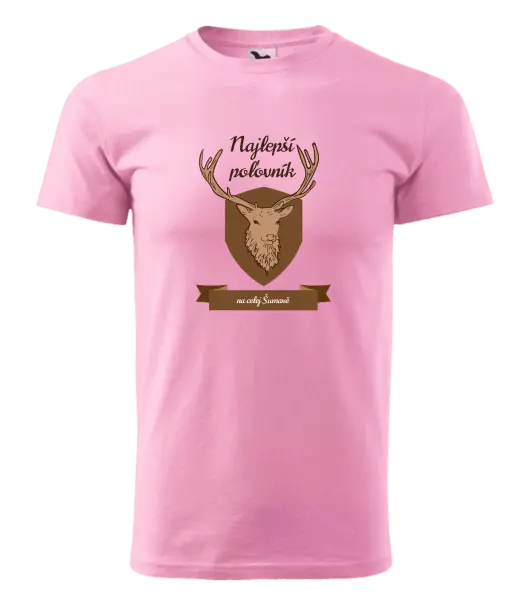 Pánske tričko Najlepší poľovník na celej... 