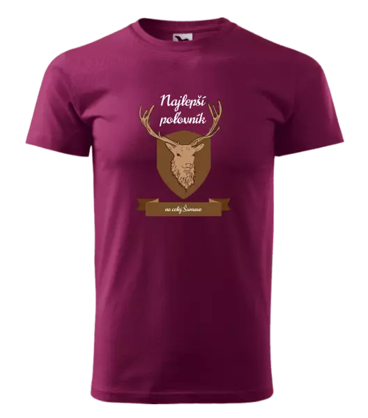 Pánske tričko Najlepší poľovník na celej... 