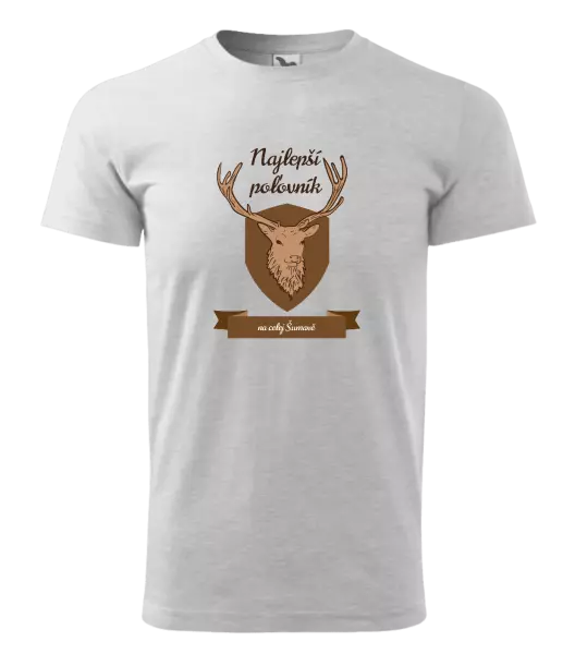 Pánske tričko Najlepší poľovník na celej... 