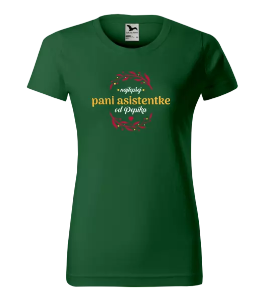 Dámske tričko Najlepšej pani asistentke od Meno