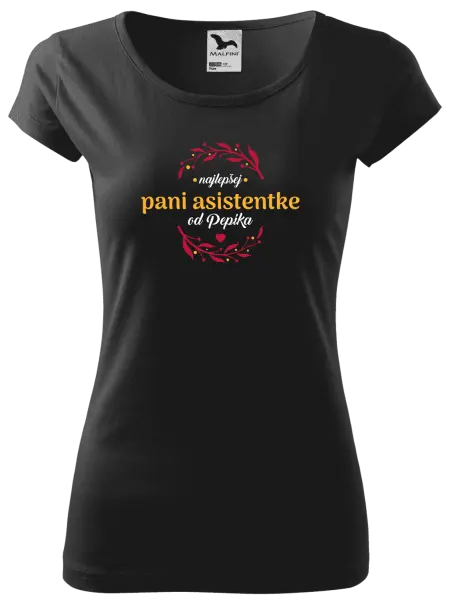 Dámske tričko Najlepšej pani asistentke od Meno