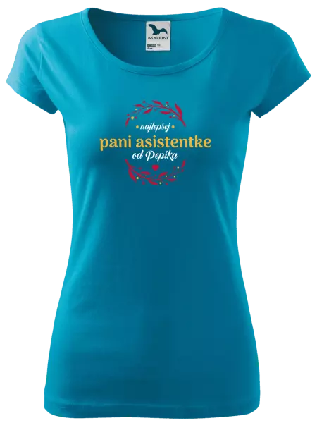 Dámske tričko Najlepšej pani asistentke od Meno