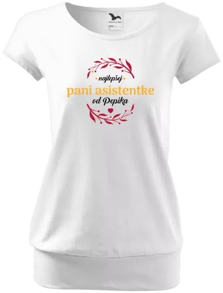Dámske tričko Najlepšej pani asistentke od Meno