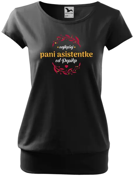 Dámske tričko Najlepšej pani asistentke od Meno
