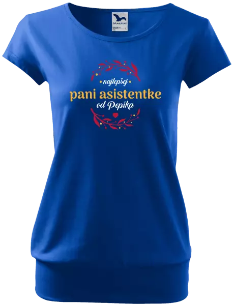 Dámske tričko Najlepšej pani asistentke od Meno