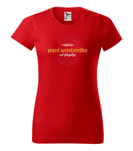Dámske tričko Najlepšej pani asistentke od Meno