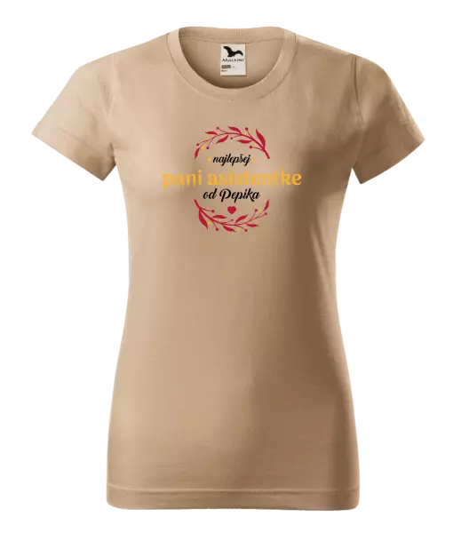 Dámske tričko Najlepšej pani asistentke od Meno