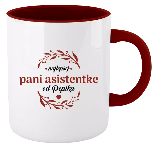 Hrnček  Najlepšej pani asistentke od Meno