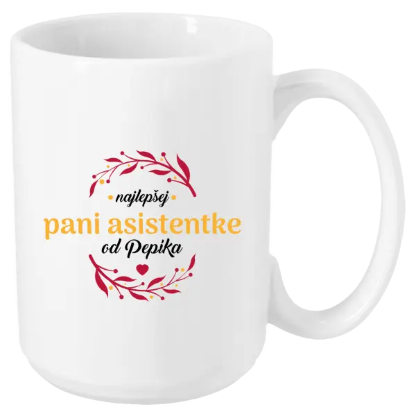 Hrnček Najlepšej pani asistentke od Meno