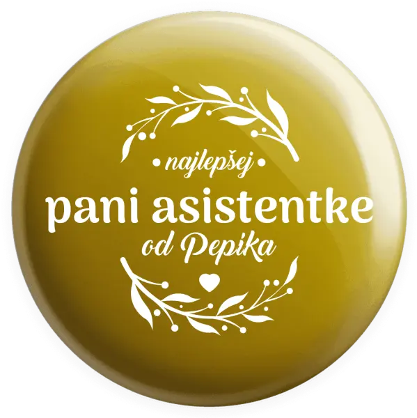 Placka Najlepšej pani asistentke od Meno