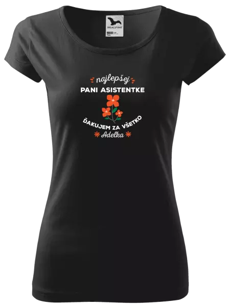 Dámske tričko Najlepšej pani asistentke
