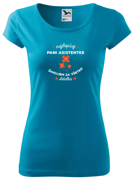Dámske tričko Najlepšej pani asistentke