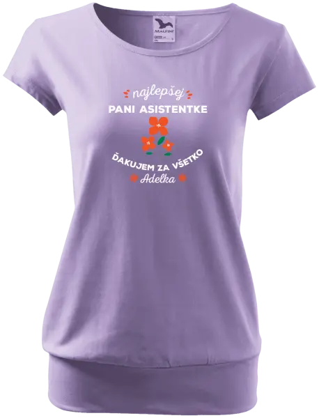 Dámske tričko Najlepšej pani asistentke