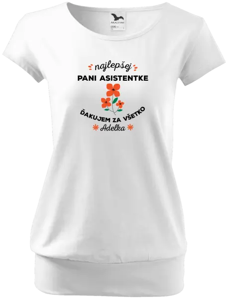 Dámske tričko Najlepšej pani asistentke