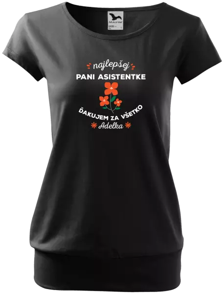 Dámske tričko Najlepšej pani asistentke