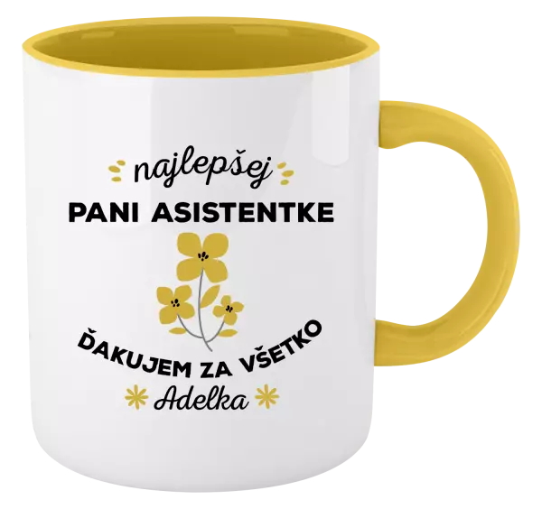 Hrnček  Najlepšej pani asistentke