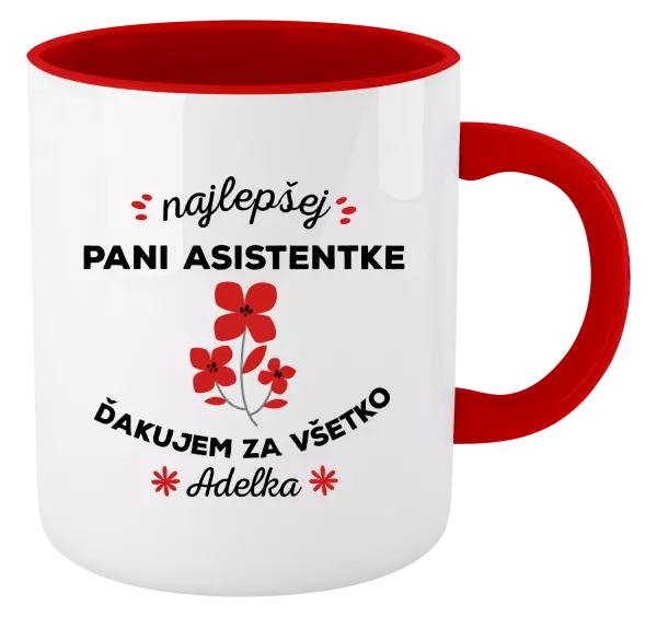 Hrnček  Najlepšej pani asistentke