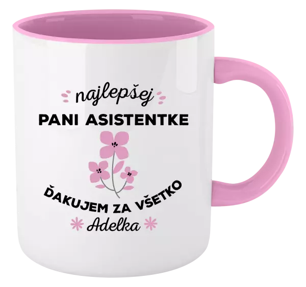 Hrnček  Najlepšej pani asistentke