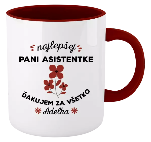 Hrnček  Najlepšej pani asistentke