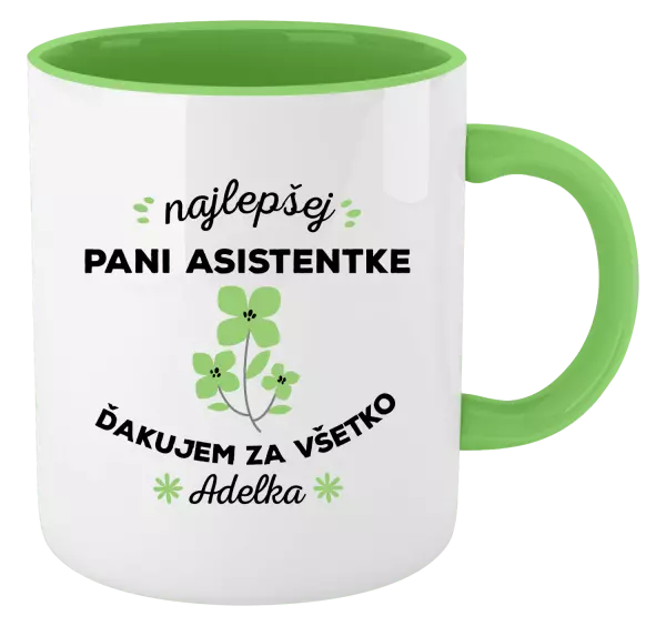 Hrnček  Najlepšej pani asistentke