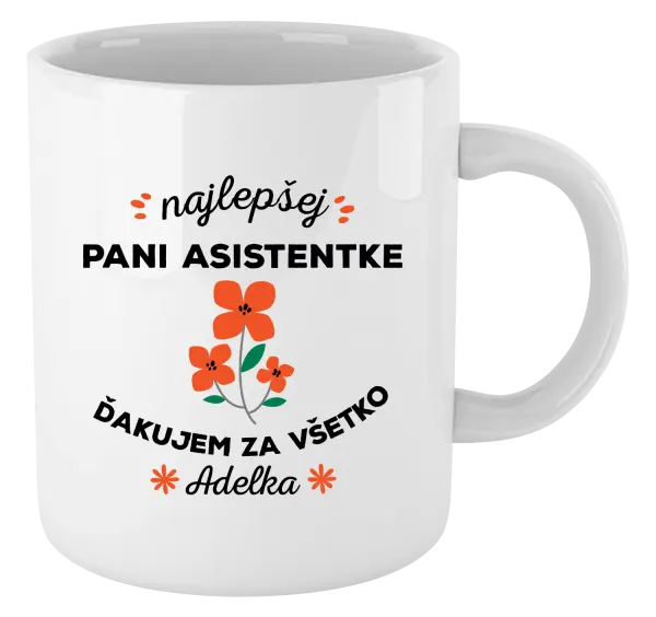 Hrnček Najlepšej pani asistentke